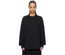 Black Kangaroo Pocket Sweatshirt