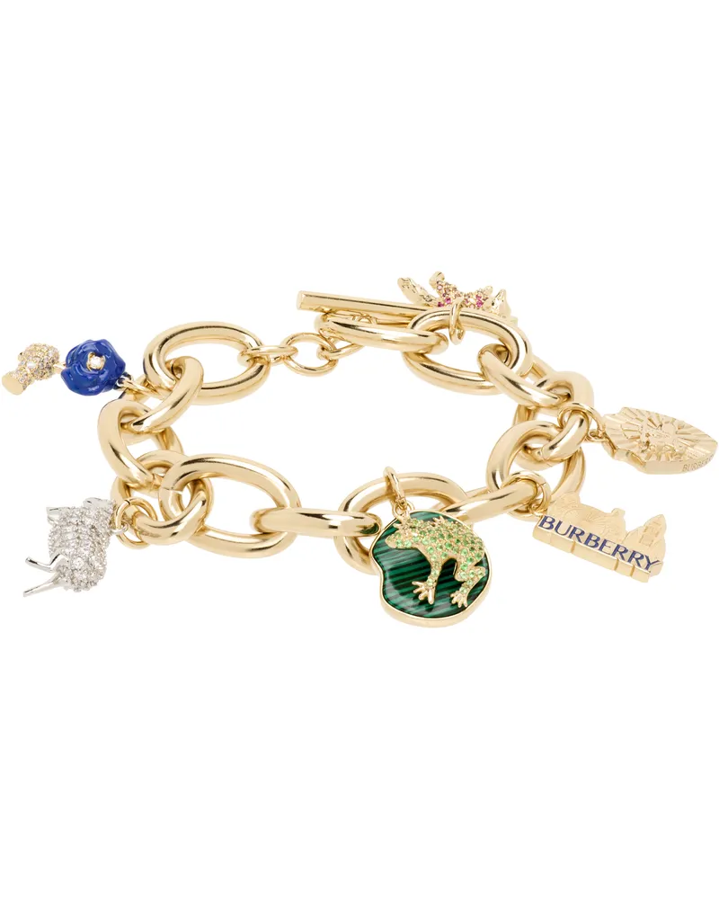 Burberry Charm Bracelet Gold
