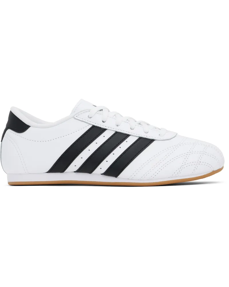 adidas White & Black Taekwondo Lace Sneakers Ftwr