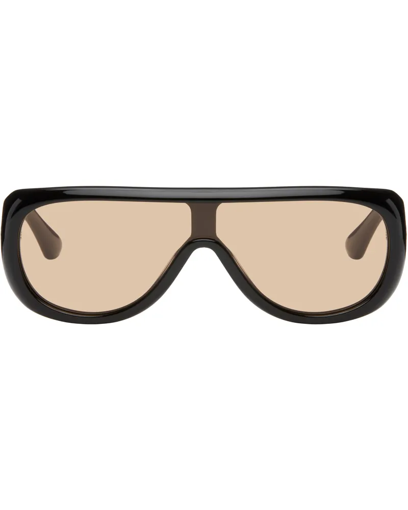 Port Tanger SSENSE Exclusive Black Sayf Sunglasses Black