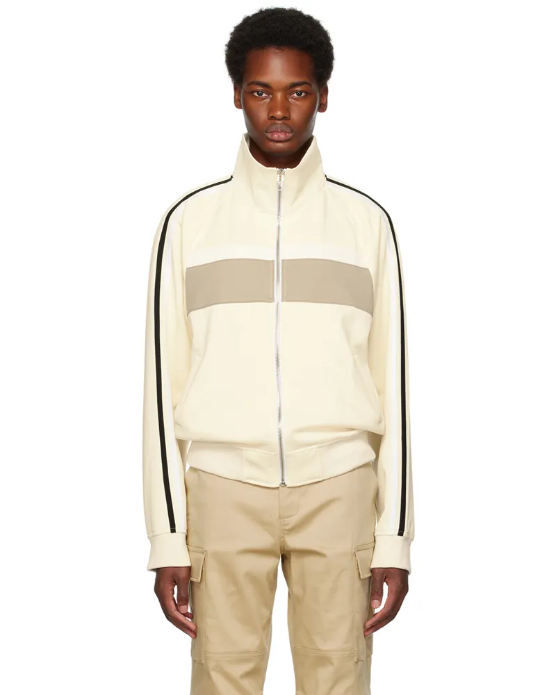 Kijun Off-White Track Sweater Cream