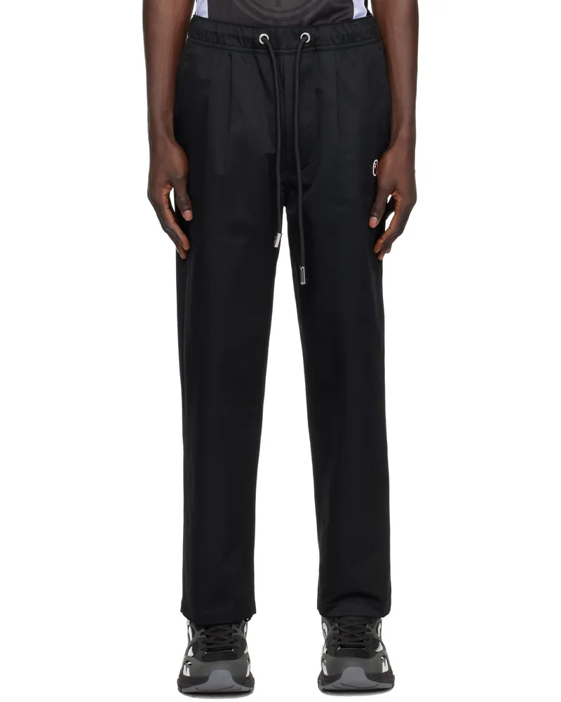 BAPE Black Ape Head One Point Chef Trousers Black
