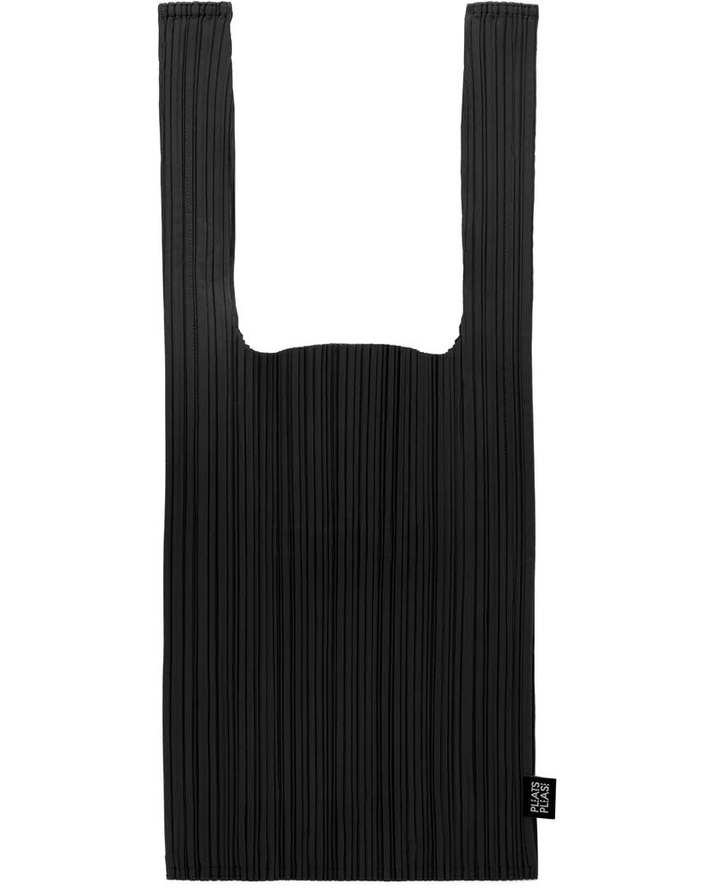 Issey Miyake Black June Pleats Shopping Tote 15