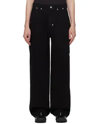 Kijun Black Rivet Trousers Black