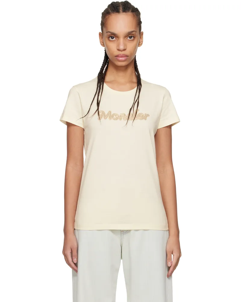 Moncler Off-White S/S Logo T-shirt 034