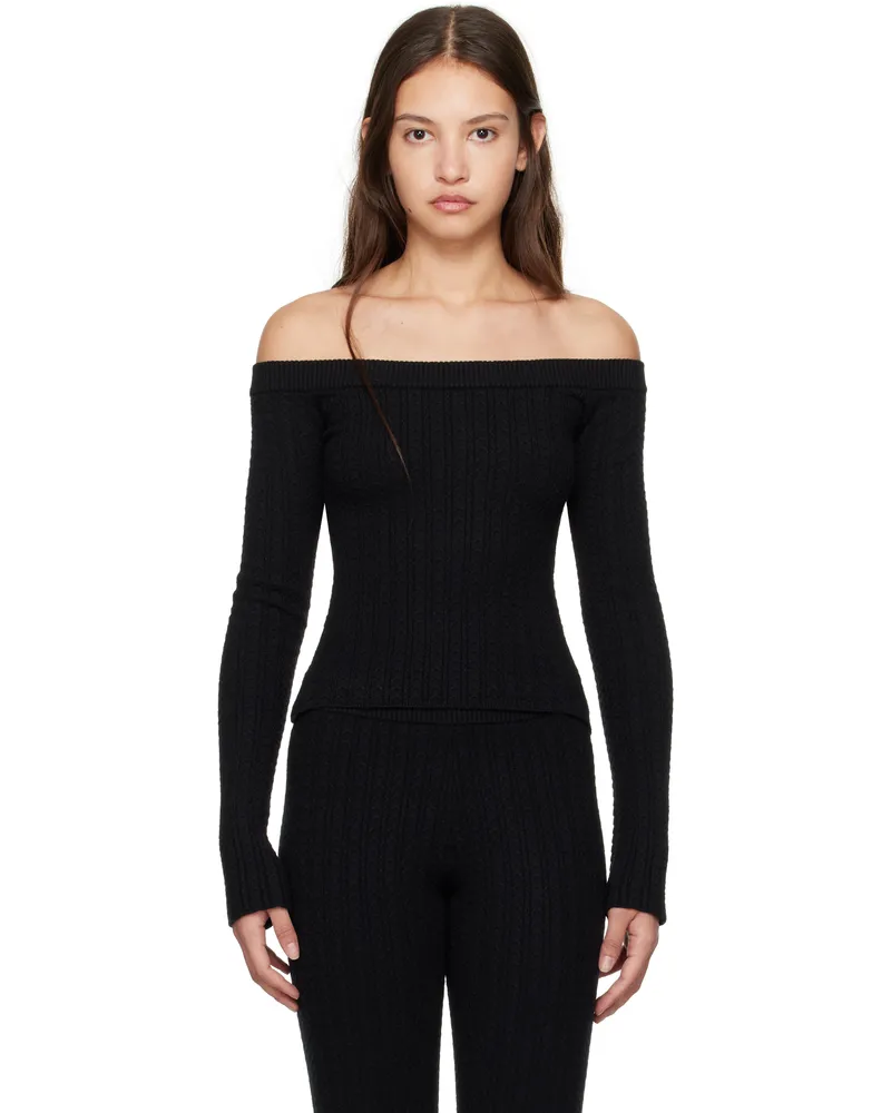 GUIZIO Black Mia Top Black