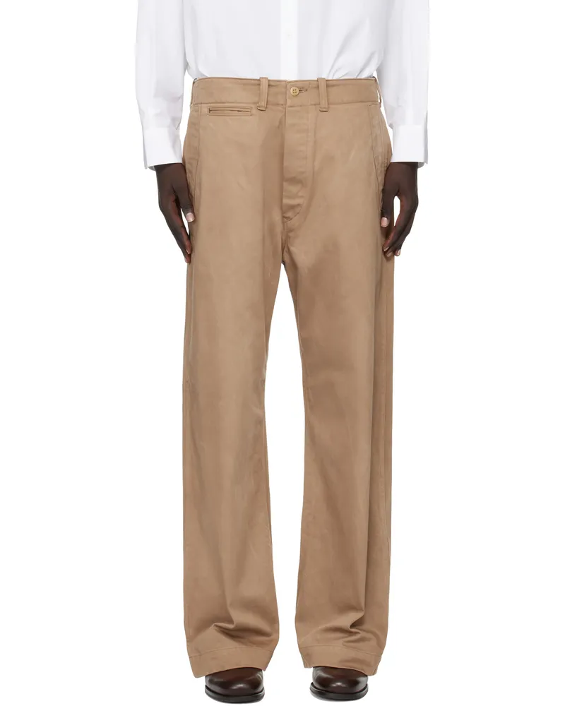 Taiga Takahashi Beige Lot. 202 Engineer Trousers Natural