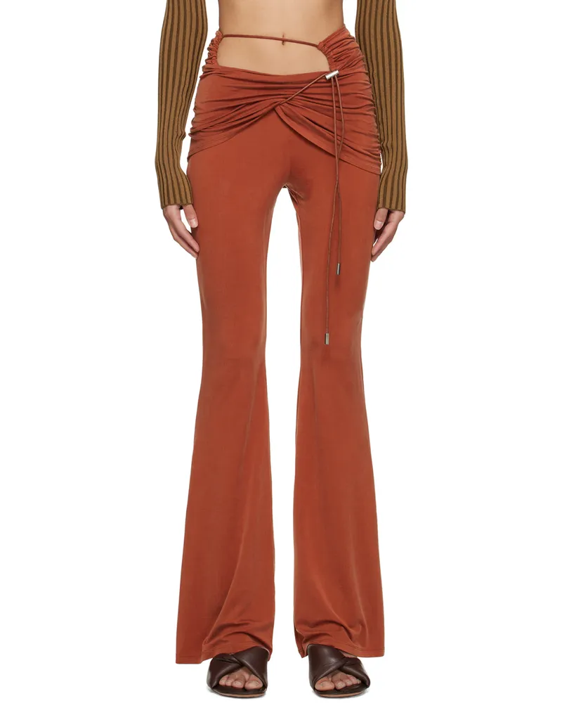 Jacquemus Orange Le Raphia 'Le Pantalon Espelho' Leggings 840
