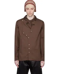 KIKO KOSTADINOV Brown Nesebur Shirt Walnut