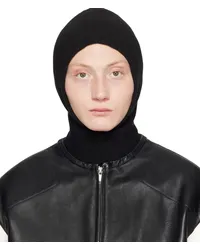 Jil Sander Black Lightweight Balaclava Black