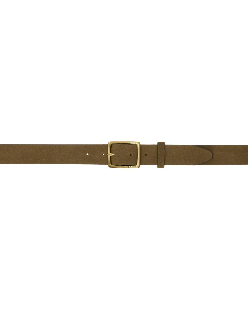 Rag & Bone Khaki Suede Boyfriend Belt Khkiolvsd
