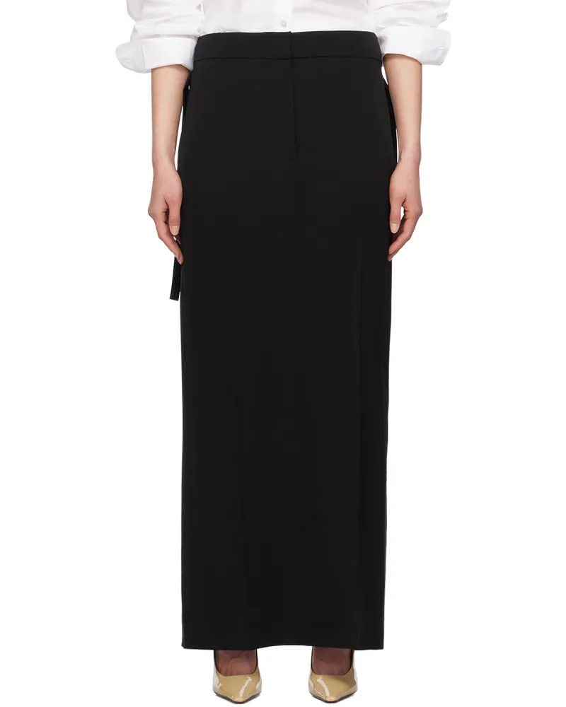 The Row Black Trevy Maxi Skirt Black
