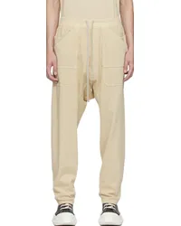 DRKSHDW by Rick Owens Off-White Classic Cargo Sweatpants Pearl