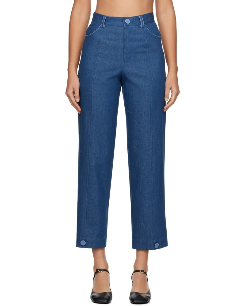Caro Editions Blue Emma Jeans Indigo