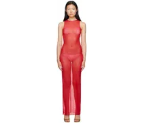 Red Saturno Maxi Dress