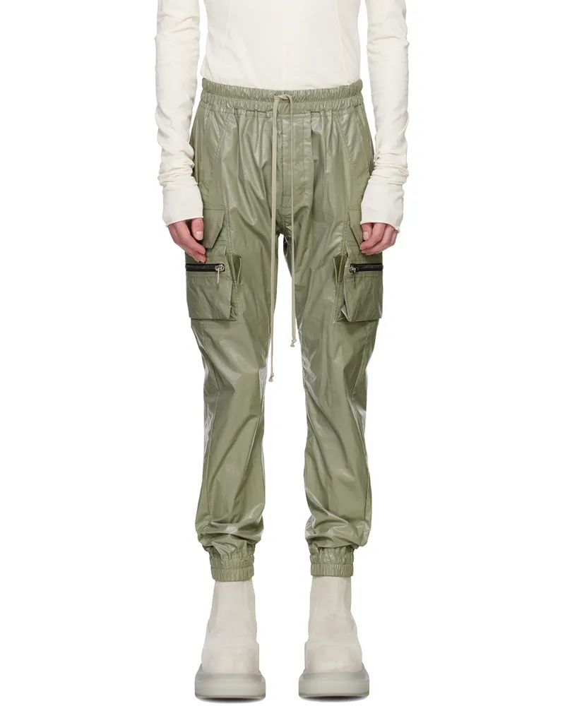 Rick Owens Green Hollywood Mastodon Cargo Pants 15