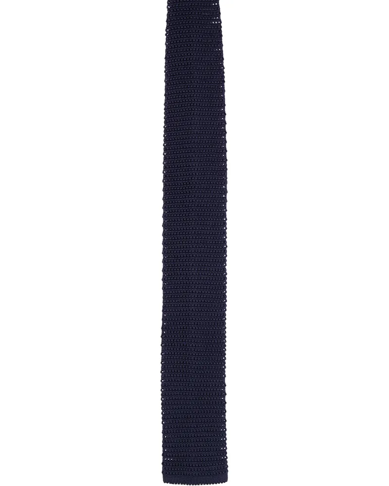 HUGO BOSS Navy BECKHAM Edition Knit Tie 404-dark
