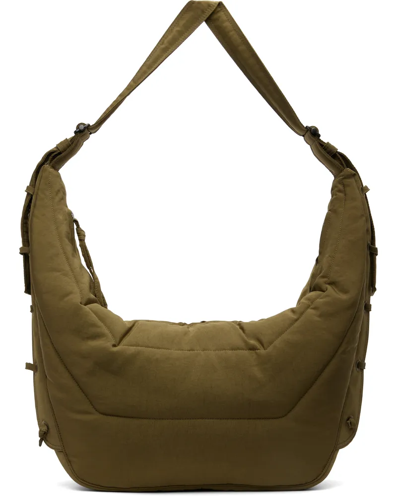 Christophe Lemaire Khaki Large Soft Game Bag Gr641