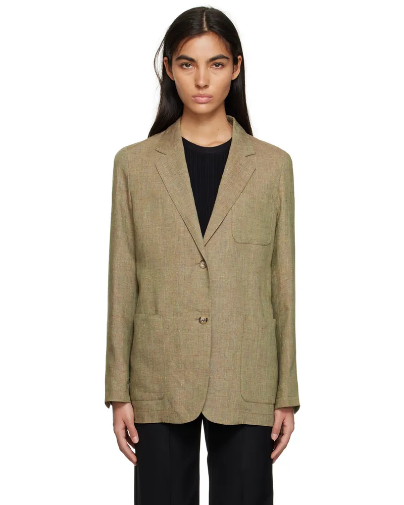 Totême Green Patch Pocket Blazer 637