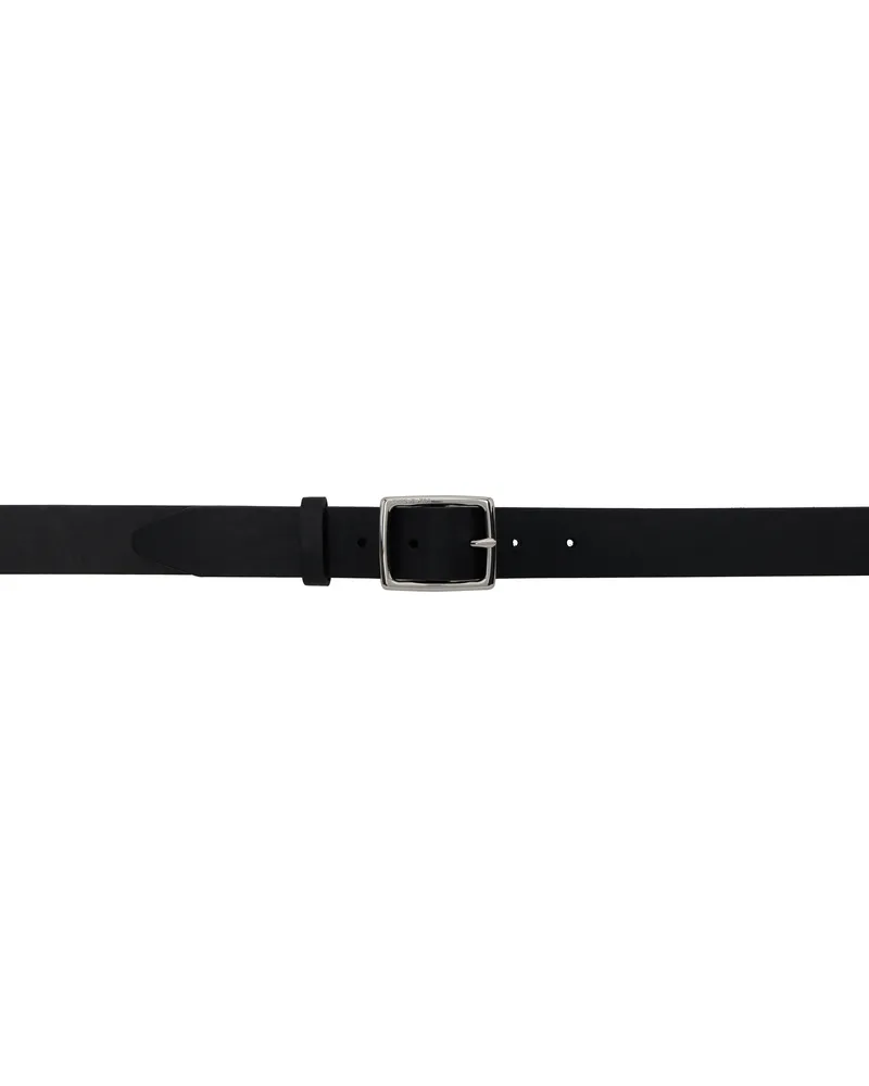 Rag & Bone Black Leather Boyfriend Belt Blk