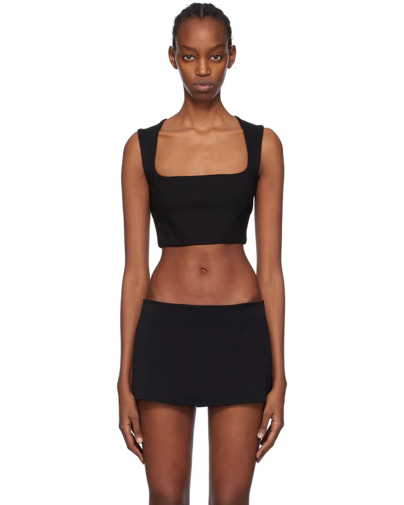 GUIZIO Black Celestial Tank Top Black