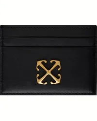 OFF-WHITE Black Jitney Card Holder Black