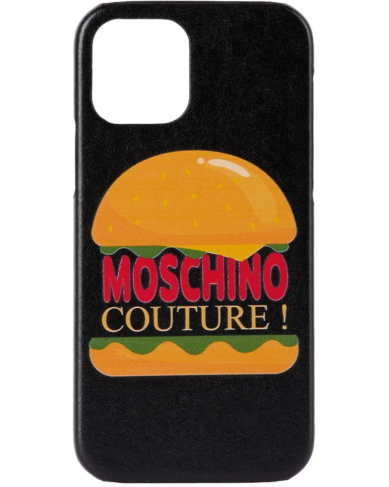 Moschino Black Hamburger iPhone 12 Pro Case Fantasy