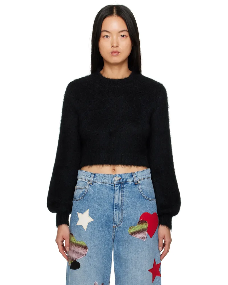 Marni Black Bishop Sleeve Sweater 00n99