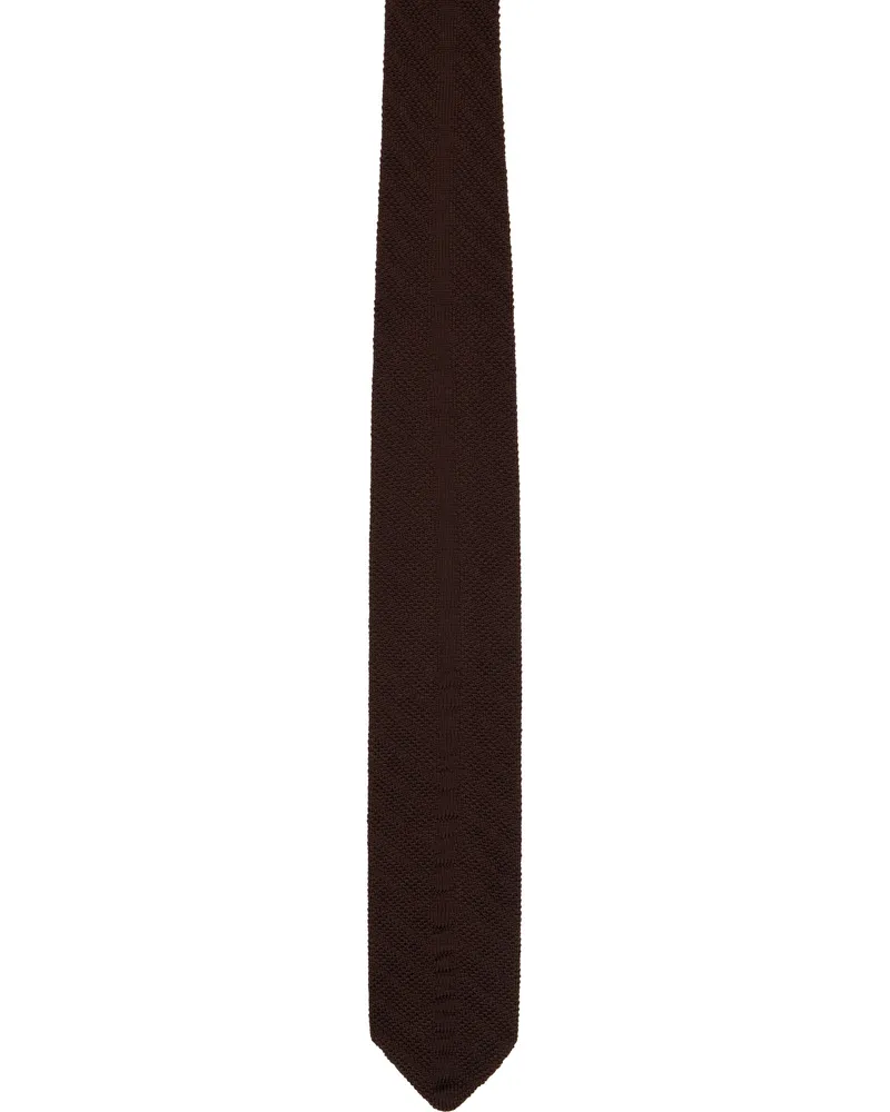 Mfpen Brown Formal Tie Brown