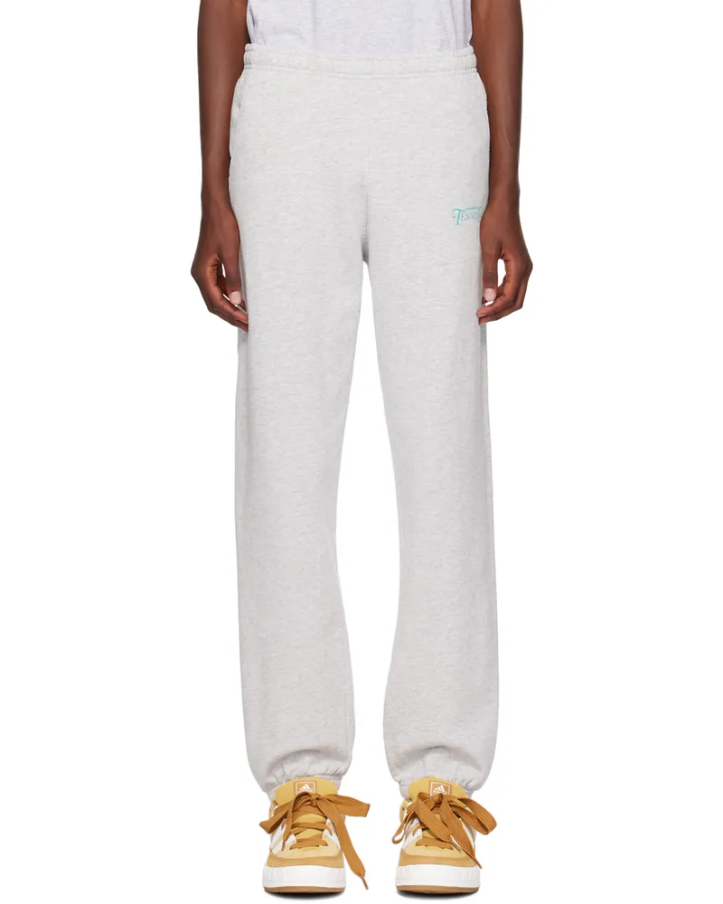 SPORTY & RICH Gray Rizzoli Sweatpants Heather