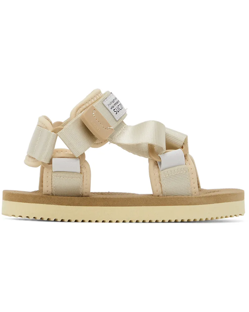 SUICOKE Kids Beige DEPA-2 Sandals Ivory
