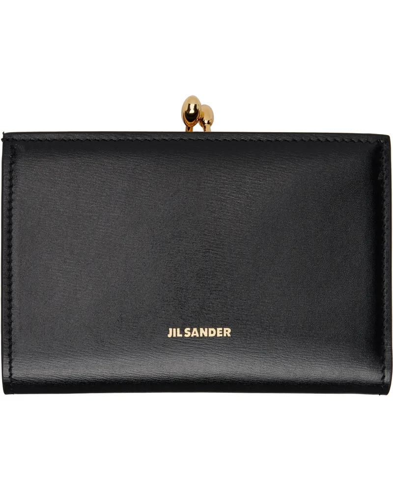 Jil Sander Black Goji Small Wallet 001