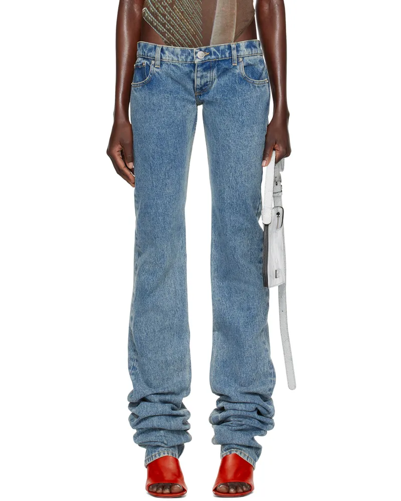 Jean Paul Gaultier Blue Shayne Oliver Edition Jeans 56