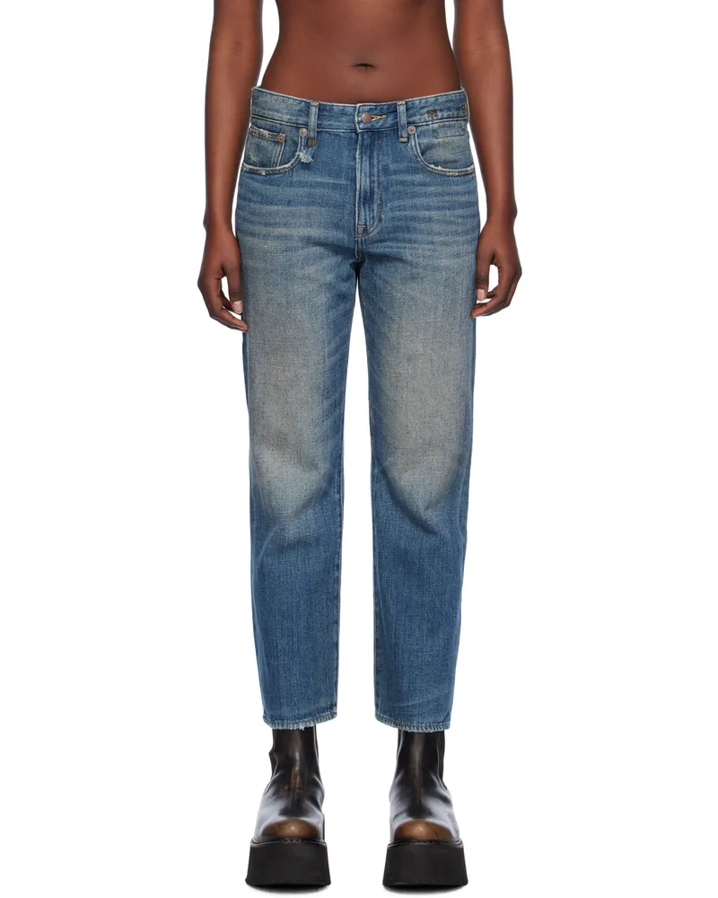 R13 Indigo Romeo Jeans Dane