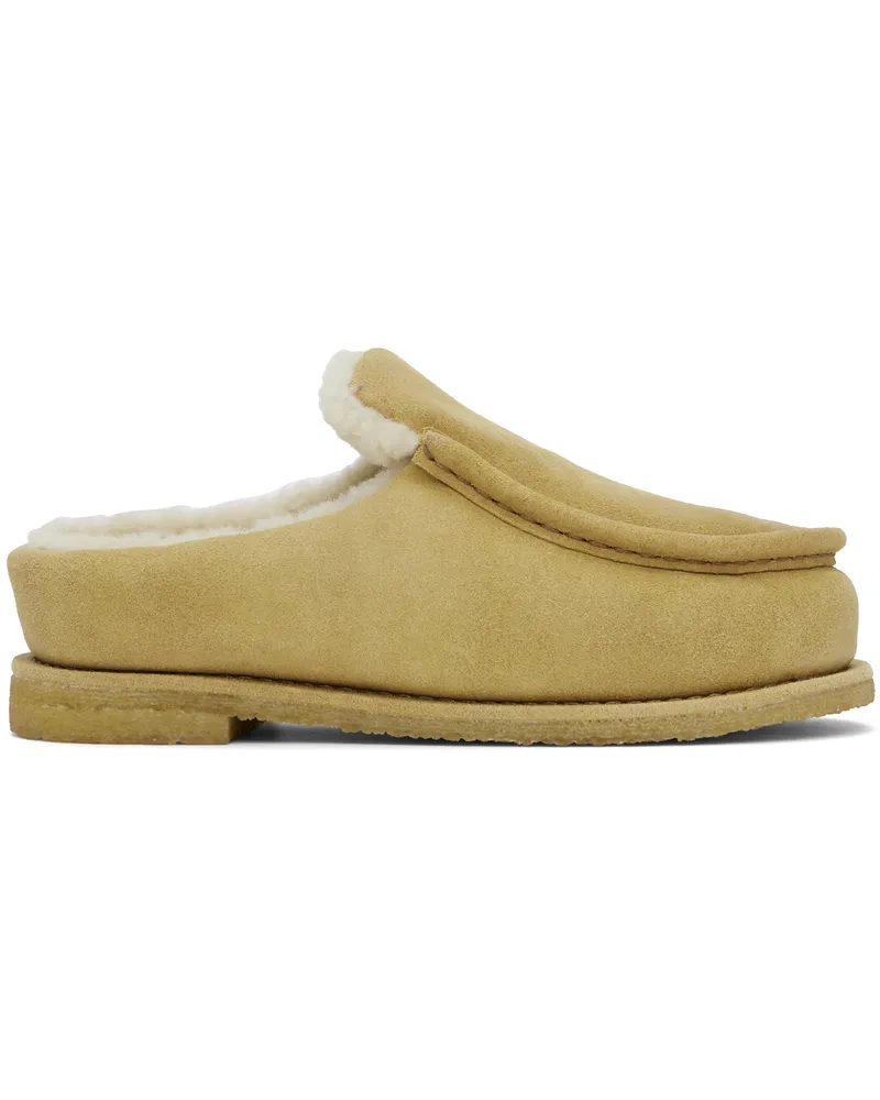 J.W.Anderson Tan Nubuck Mules 20104-810-medium