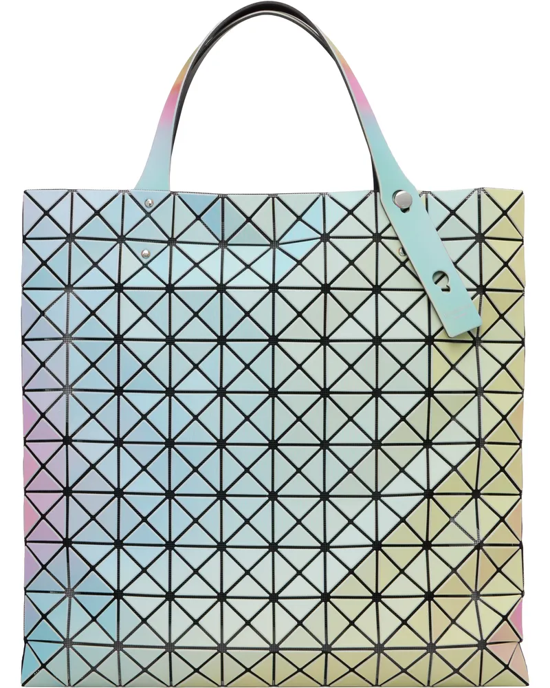 Issey Miyake Multicolor Illusion Tote 95-silver