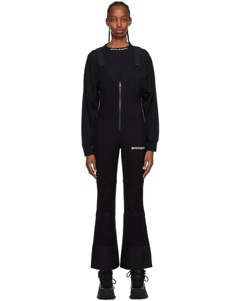 Palm Angels Black Track Jumpsuit Black