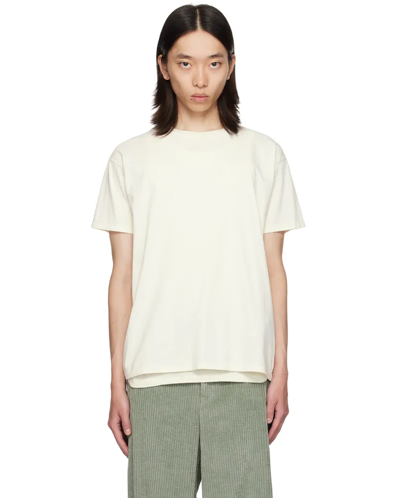 Maison Margiela Off-White Printed-Logo T-Shirt 102