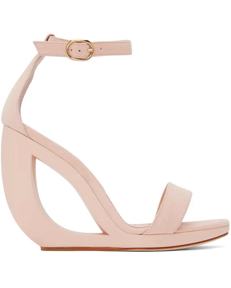 Manolo Blahnik Pink Rocar Sandals 2618