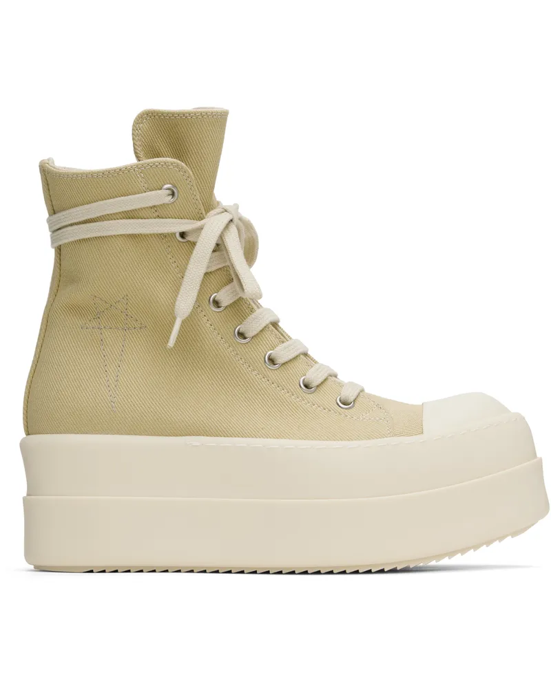 DRKSHDW by Rick Owens Beige Hollywood Double Bumper Sneaks Sneakers 81811