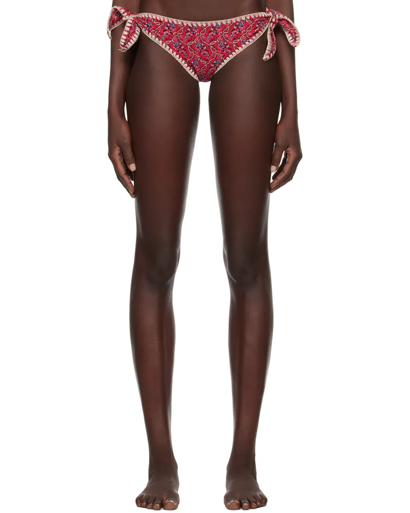 Étoile Isabel Marant Red Sukie Bikini Bottom Crbr