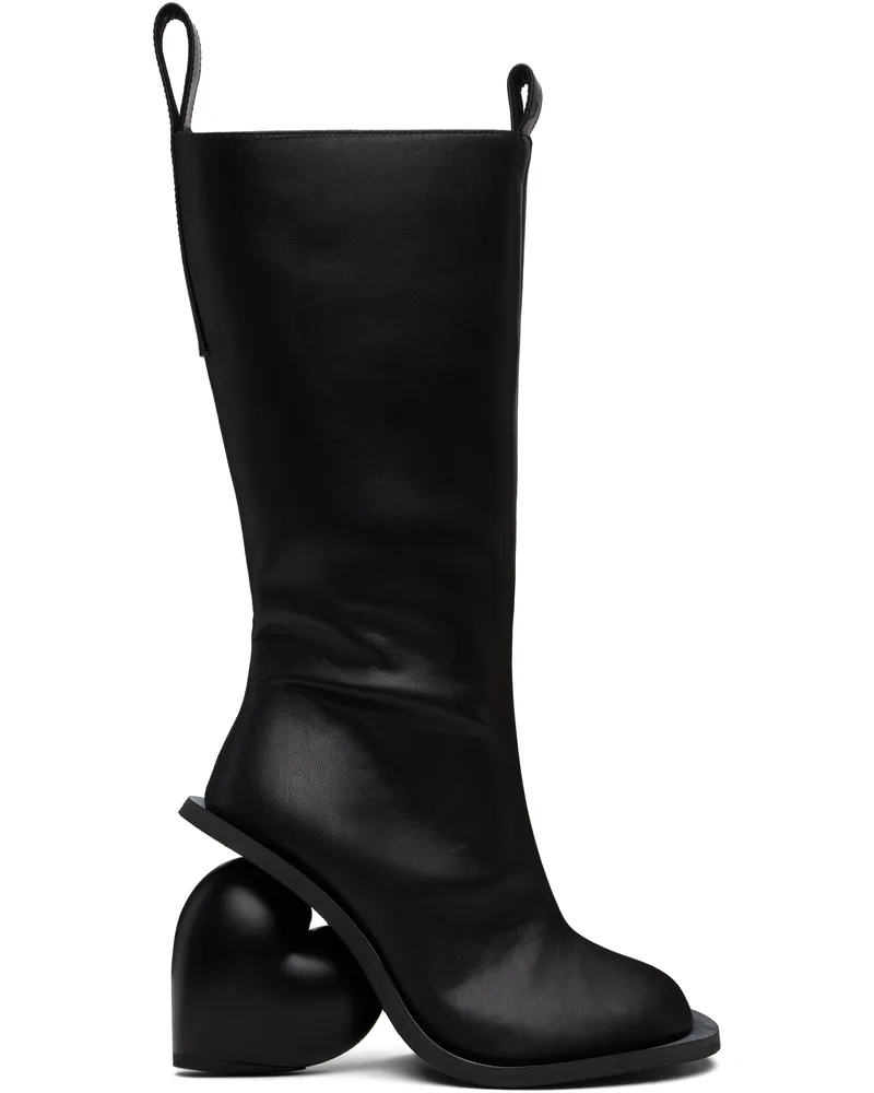 YUME YUME SSENSE Exclusive Black Love Tall Boots Black