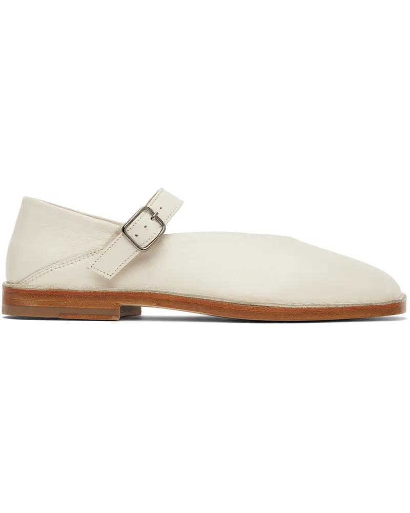 Christophe Lemaire Off-White Ballerina Loafers Wh000