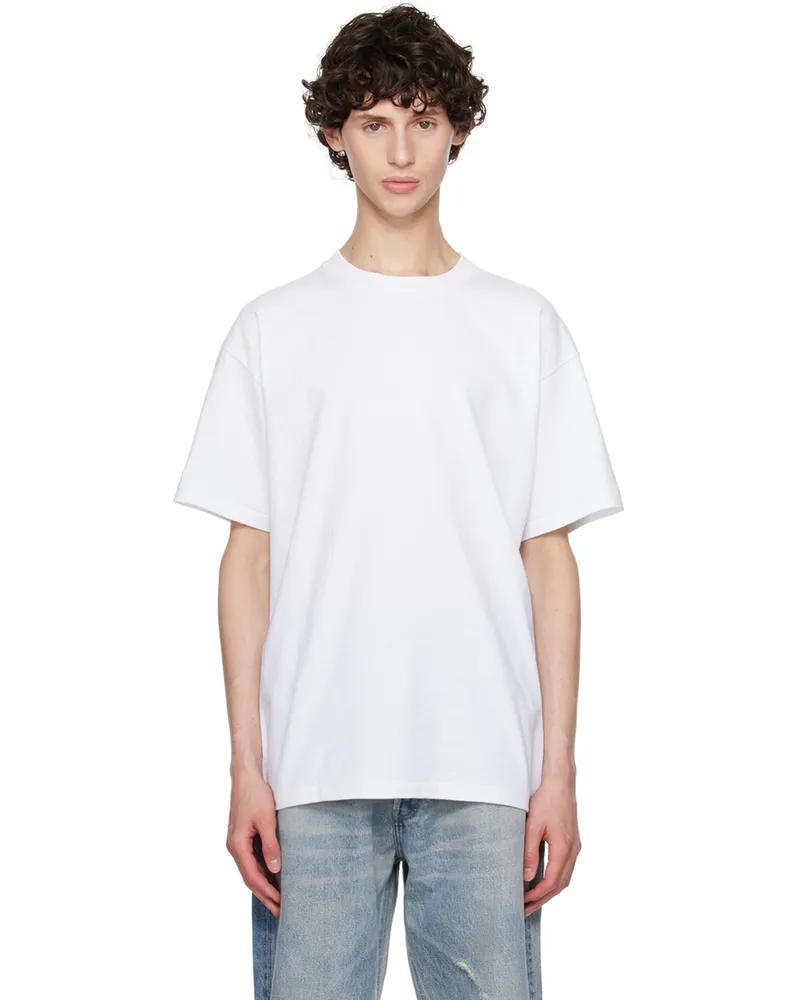 John Elliott + Co White Oversized University T-Shirt White