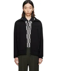 NEEDLES Black Fringe Track Jacket D-black