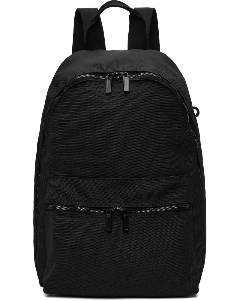 Rick Owens Black Hollywood Heavy Cordura Backpack 0909