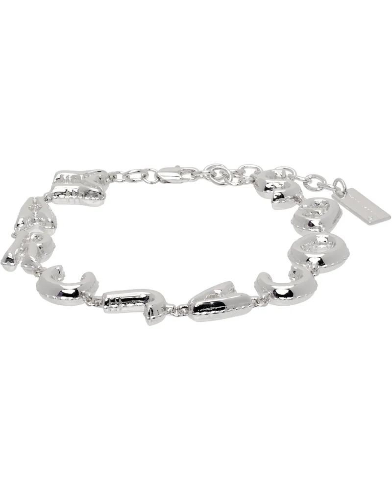 Marc Jacobs Silver 'The Marc Jacobs Balloon' Bracelet 040