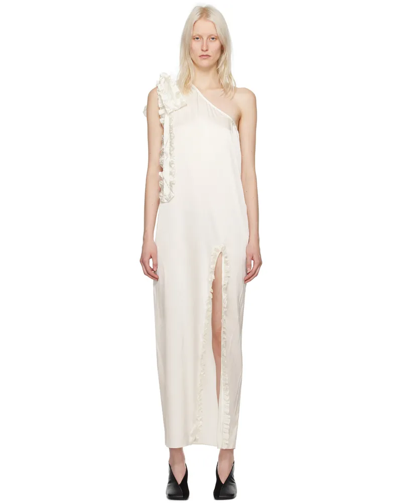 Kika Vargas SSENSE Exclusive White Aretha Maxi Dress White
