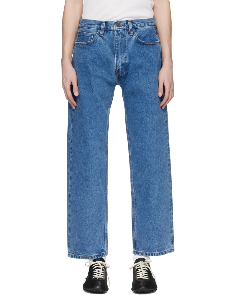 Levi's Blue Skateboarding Baggy 5 Pocket Jeans Deep