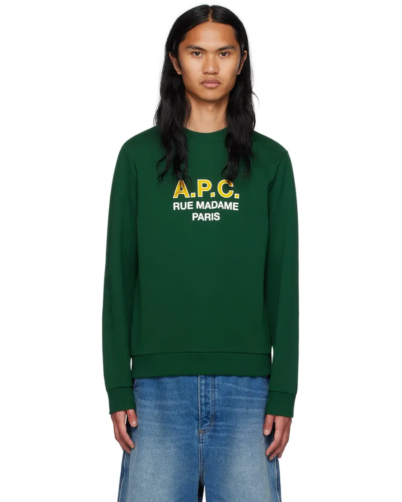 A.P.C. Green Madame Sweatshirt Kaf